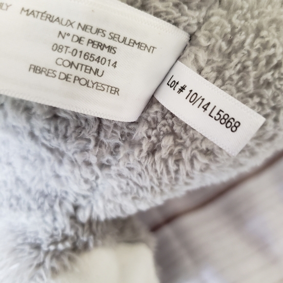 Animal Adventure Gray White Bunny Rabbit With Carrot Plush 15" Stuffed 2014 HTF - Picture 10 of 11